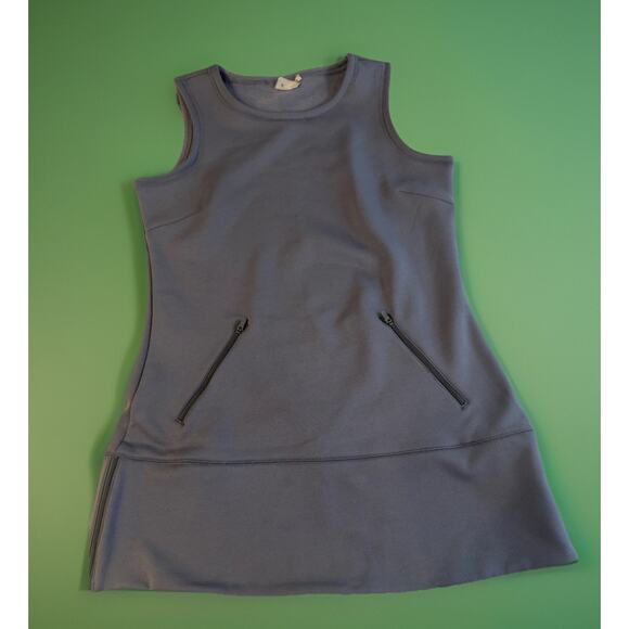 Athleta Dresses & Skirts - Althleta Gray Tunic Dress Sleeveless Athleisure Preppy Soft Girl